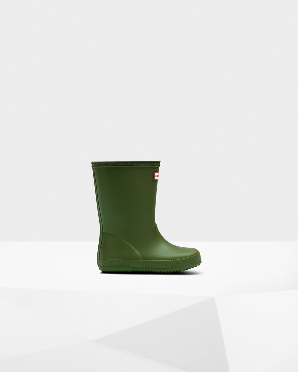 Botas De Agua Hunter Niños Original First Classic - Verde - Argentina 4527BTMCX